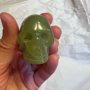 Green Skull Home Accent